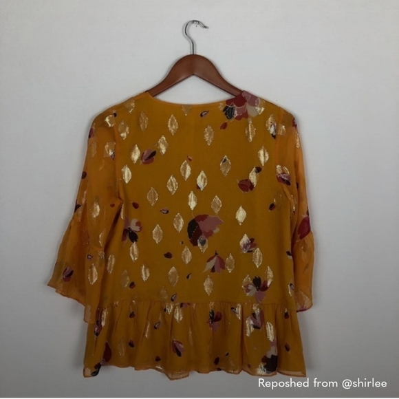 Sézane Yellow Floral Blouse - Picture 4 of 7